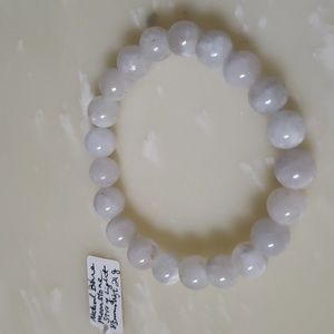 Natural Blue Moon Stone Strong Light 8.5mm